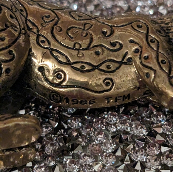 The Franklin Mint 1986 Brass Cat - Picture 4 of 4